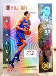lot 232 image: ROOKIE - 2019-20 Illusions ISIAH ROBY RC #174 Oklahoma City Thunder
