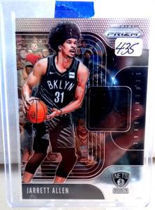 lot 435 image: JARRETT ALLEN 2019-20 Panini Prizm Sensational Swatches SS-JAL Nets