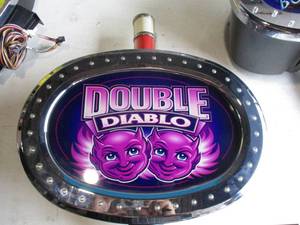 lot 36 image: Collectible Slot Machine Sign