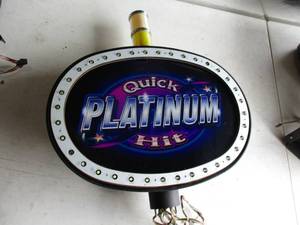lot 39 image: Collectible Slot Machine Sign