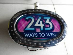 lot 46 image: Collectible Slot Machine Sign
