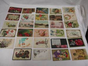 lot 52 image: Vintage-Early 1900s Post Cards