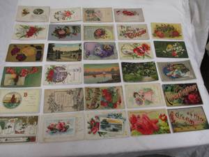 lot 53 image: Vintage-Early 1900s Post Cards