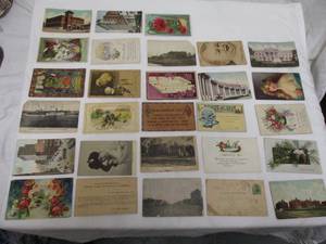 lot 58 image: Vintage-Early 1900s Post Cards