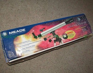 lot 111 image: Meade refracting telescope model 60AZ-AD
