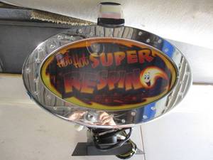 lot 50 image: Collectible Slot Machine Sign