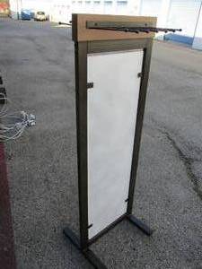 lot 72 image: Double sided display with frosted plexiglass center