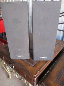 lot 77 image: Pair Of YORK Model S2020 Speaker System Speakers