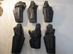 lot 149 image: 6-Used Police Duty Holsters