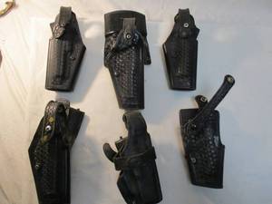 lot 150 image: 6-Used Police Duty Holsters