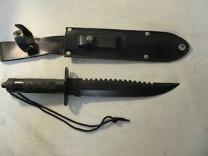 lot 177 image: Cobalt 440 SS Multi-PurposeTactical Survival Knife With Sheath