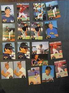 lot 38 image: TOPPS 1992 �Stadium Club�- Various Players and Teams. Cards 610-649. Not consecutive. 18 cards total. Perfect condition.