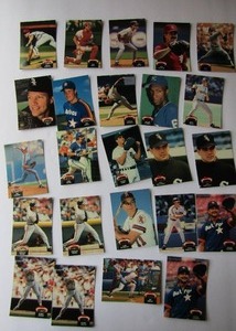 lot 35 image: TOPPS 1992 �Stadium Club�- Various Players and Teams. Cards 450-499. Not consecutive. 24 cards total. Perfect condition.