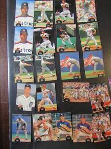 lot 36 image: TOPPS 1992 �Stadium Club�- Various Players and Teams. Cards 501-546. Not consecutive. 21 cards total. Perfect condition.