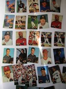 lot 39 image: � TOPPS 1992 �Stadium Club�- Various Players and Teams. Cards 651-699. Not consecutive. 31 cards total. Perfect condition.