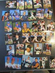 lot 41 image: � TOPS 1992 �Stadium Club�- Various Players and Teams. Cards 752-798. Not consecutive. 38 cards total. Perfect condition.