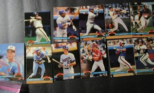 lot 102 image: TOPPS 1990 �Stadium Club�- Various players and teams. Cards 31-524. Not consecutive. 11 Cards total. Perfect condition.