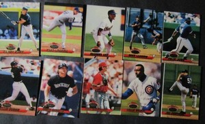 lot 103 image: TOPPS 1990 �Stadium Club�- Various players and teams. Cards 607-645. Not consecutive.  Cards total. Perfect condition.