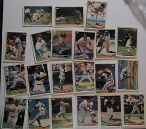 lot 108 image: TOPPS 1994- Various players and teams. Cards 101-147. Not consecutive. 21 Cards total. Great condition.