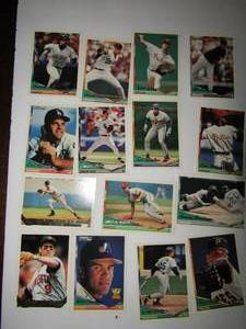 lot 110 image: TOPPS Gold 1994- Various players and teams. Cards 111-370. Not consecutive. 12 cards total. Including TOPPS Gold All-Star Rookie card #21 Will Cordero and TOPPS Gold 1993 #61 and #300. Perfect condition.