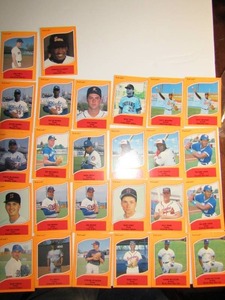 lot 114 image: PRO Cards 1990. Various players and teams. Cards 3-100. Not consecutive. 26 cards total. Good condition, slight fading and staining.