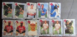 lot 133 image: 1991 Classic Draft Picks. Various players and teams. Cards 57-101. Not consecutive. 11 cards total. Great condition.