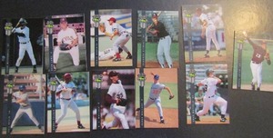 lot 144 image: 1992 Classic Games-Four Sport Draft Pick Collection. Cards 226-239. Not consecutive. 11 cards total. Great condition.