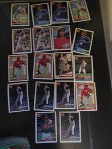 lot 241 image: � TOPPS �40 YEARS OF BASEBALL�- Various teams and players. Cards 18-27. Not consecutive. 19 cards total. Good conditions, slight fade.