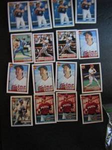 lot 244 image: TOPPS �40 YEARS OF BASEBALL�- Various teams and players. Cards 43-49. Not consecutive. 16 cards total. Good conditions, slight fade.
