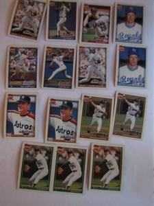lot 245 image: � TOPPS �40 YEARS OF BASEBALL�- Various teams and players. Cards 50-58. Not consecutive. 16 cards total. Good conditions, slight fade.