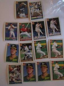 lot 246 image: TOPPS �40 YEARS OF BASEBALL�- Various teams and players. Cards 59-68. Not consecutive. 14 cards total. Good conditions, slight fade.