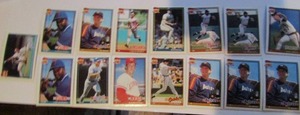 lot 253 image: TOPPS �40 YEARS OF BASEBALL�- Various teams and players. Cards 142-152. Not consecutive. 15 cards total. Good conditions, slight fade.