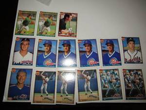 lot 265 image: � TOPPS �40 YEARS OF BASEBALL�- Various teams and players. Cards 249-261. Not consecutive. 15 cards total. Good conditions, slight fade.