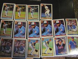 lot 268 image: �� TOPPS �40 YEARS OF BASEBALL�- Various teams and players. Cards 281-288. Not consecutive. 16 cards total. Good conditions, slight fade.