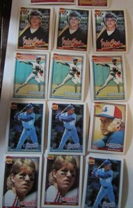lot 272 image: � TOPPS �40 YEARS OF BASEBALL�- Various teams and players. Cards 317-323. Not consecutive. 14 cards total. Good conditions, slight fade.