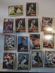 lot 278 image: � TOPPS �40 YEARS OF BASEBALL�- Various teams and players. Cards 375-384. Not consecutive. 14 cards total. Good conditions, slight fade.
