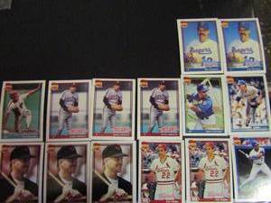 lot 275 image: � TOPPS �40 YEARS OF BASEBALL�- Various teams and players. Cards 344-352. Not consecutive. 14 cards total. Good conditions, slight fade.