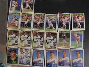 lot 281 image: TOPPS �40 YEARS OF BASEBALL�- Various teams and players. Cards 400-411. Not consecutive. 20 cards total. Good conditions, slight fade.