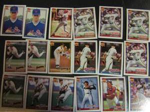 lot 285 image: TOPPS �40 YEARS OF BASEBALL�- Various teams and players. Cards 443-453. Not consecutive. 18 cards total. Good conditions, slight fade.