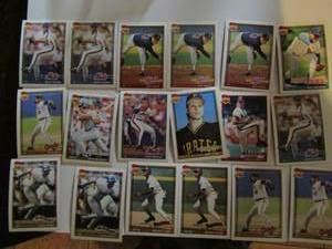 lot 290 image: �� TOPPS �40 YEARS OF BASEBALL�- Various teams and players. Cards 501-515. Not consecutive. 18 cards total. Good conditions, slight fade.