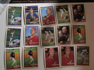 lot 297 image: � TOPPS �40 YEARS OF BASEBALL�- Various teams and players. Cards 576-584. Not consecutive. 15 cards total. Good conditions, slight fade.