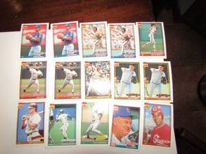 lot 308 image: �� TOPPS �40 YEARS OF BASEBALL�- Various teams and players. Cards 726-736. Not consecutive. 15 cards total. Good conditions, slight fade.