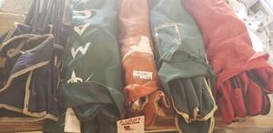 lot 118 image: Portable Canvas Chairs   Includes Longhorns Logo Chair 5 total