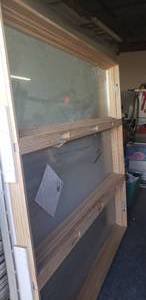 lot 120 image: Integrity Casement 3 Window Panel (missing handle cranks) Unused Never installed, 71x71 Approx.