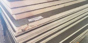 lot 125 image: 4X8 Sheets of High Density Insulation and Sound Board