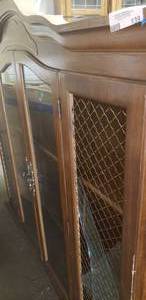 lot 139 image: Lighted Credenza Deck Only, needs glass