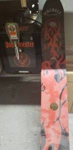 lot 105 image: Jagermeister Tap Machine 3 Bottle Shot Chiller, Model Jemus  and Shot Ski Board