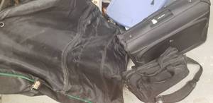 lot 87 image: Travel Luggage Lot Includes Delsey Bag and Laptop Bag