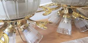 lot 117 image: Hampton Bay Ceiling Fan 5 blade, 4 lights model CRC 552NM (2 Total)