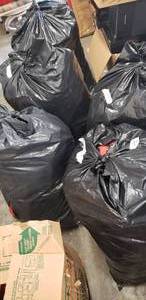 lot 101 image: Large Bags of Mens and Womens Clothes, Includes Black Dress